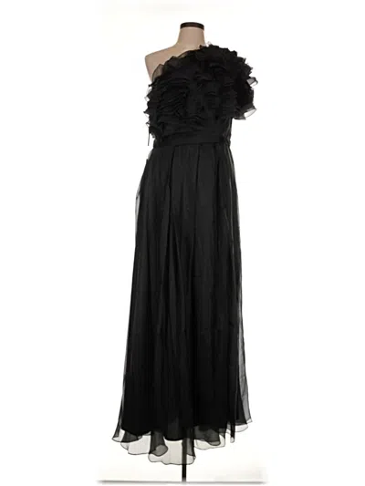Mac Duggal 26527 Long One Shoulder Evening Gown In Black