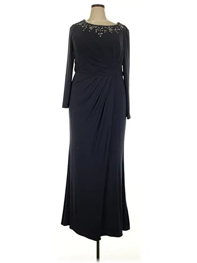 Pre-owned Mac Duggal Cocktail Dress In Black