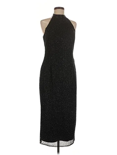 Pre-owned Mac Duggal Cocktail Dress In Black