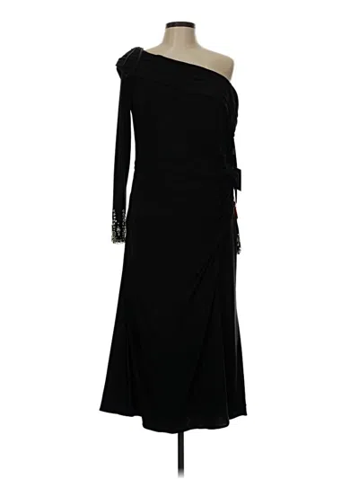 Pre-owned Mac Duggal Cocktail Dress In Black