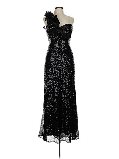 Pre-owned Mac Duggal Cocktail Dress In Black
