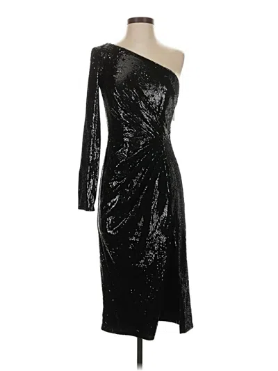 Pre-owned Mac Duggal Cocktail Dress In Black
