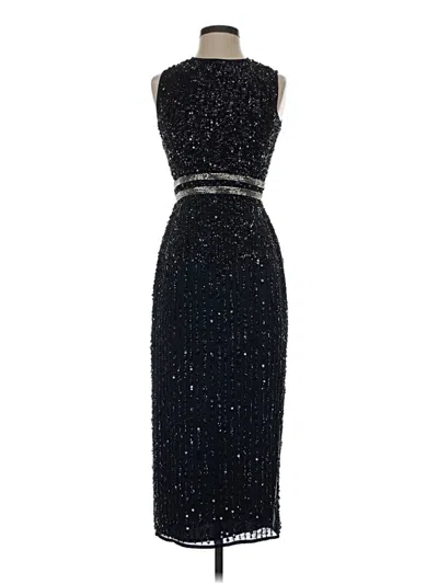 Pre-owned Mac Duggal Cocktail Dress In Black