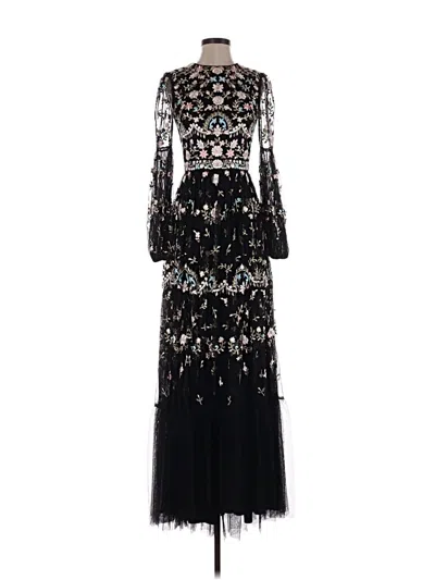 Pre-owned Mac Duggal Cocktail Dress In Black