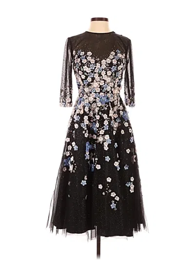 Pre-owned Mac Duggal Cocktail Dress In Black