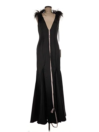 Pre-owned Mac Duggal Cocktail Dress In Black