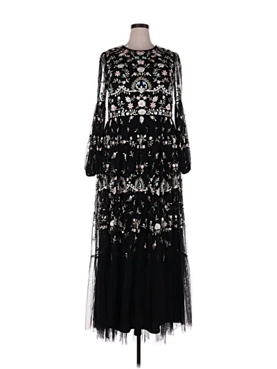 Pre-owned Mac Duggal Cocktail Dress In Black