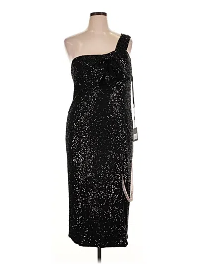 Pre-owned Mac Duggal Cocktail Dress In Black