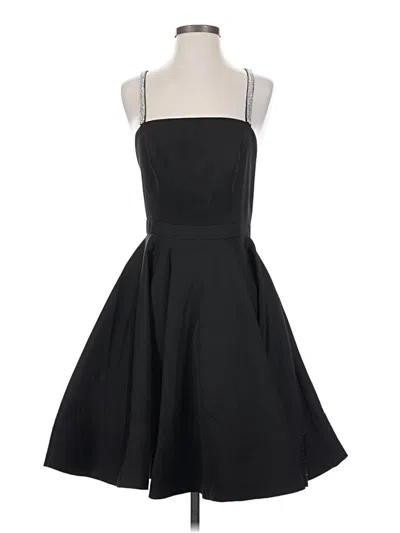 Pre-owned Mac Duggal Cocktail Dress In Black
