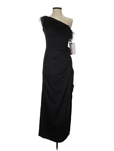 Pre-owned Mac Duggal Cocktail Dress In Black