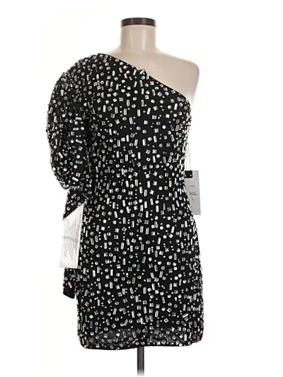 Pre-owned Mac Duggal Cocktail Dress In Black