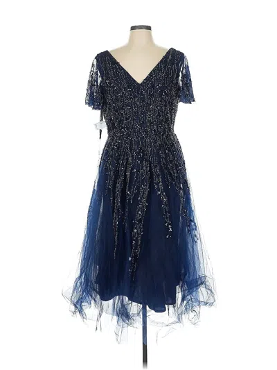 Mac Duggal Cocktail Dress In Blue