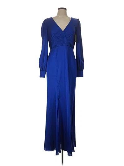 Pre-owned Mac Duggal Cocktail Dress In Blue