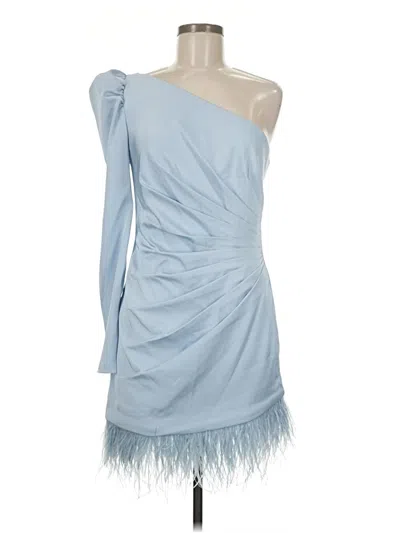 Pre-owned Mac Duggal Cocktail Dress In Blue