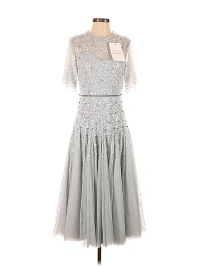 Pre-owned Mac Duggal Cocktail Dress In Blue
