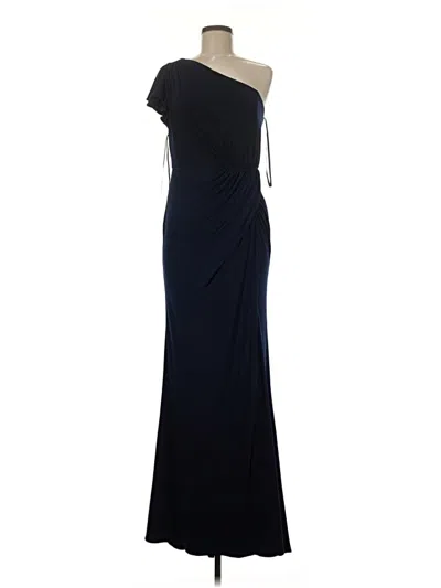 Pre-owned Mac Duggal Cocktail Dress In Blue