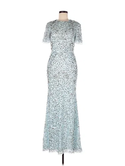 Pre-owned Mac Duggal Cocktail Dress In Blue