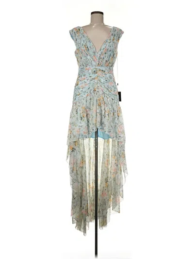 Pre-owned Mac Duggal Cocktail Dress In Blue