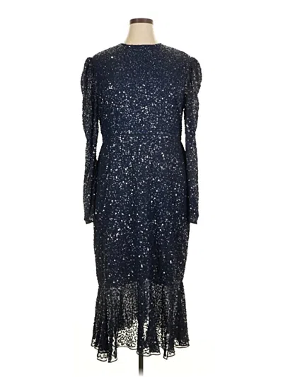Pre-owned Mac Duggal Cocktail Dress In Blue