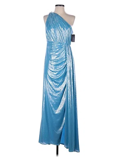 Pre-owned Mac Duggal Cocktail Dress In Blue