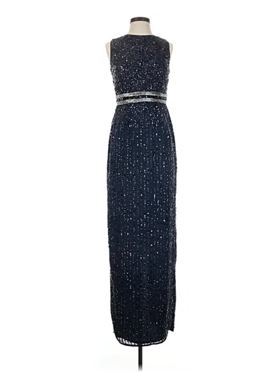 Pre-owned Mac Duggal Cocktail Dress In Blue