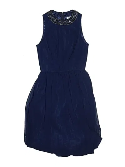 Pre-owned Mac Duggal Cocktail Dress In Blue