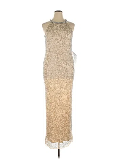 Pre-owned Mac Duggal Cocktail Dress In Brown
