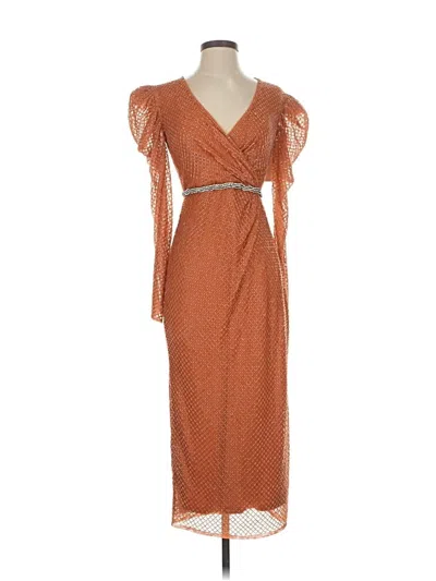 Mac Duggal Cocktail Dress In Gold