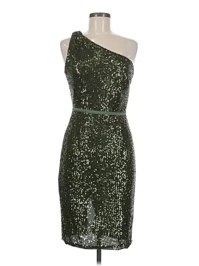 Pre-owned Mac Duggal Cocktail Dress In Green