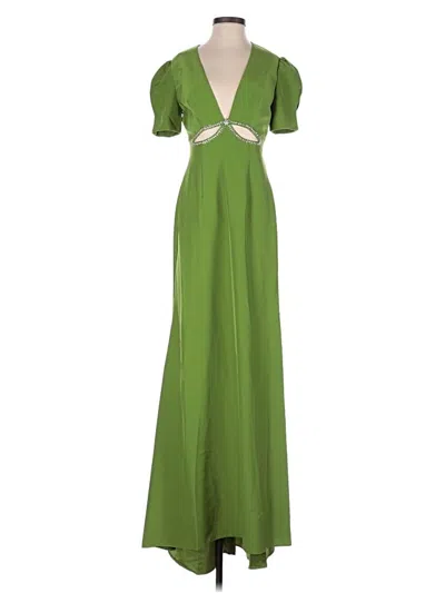 Pre-owned Mac Duggal Cocktail Dress In Green
