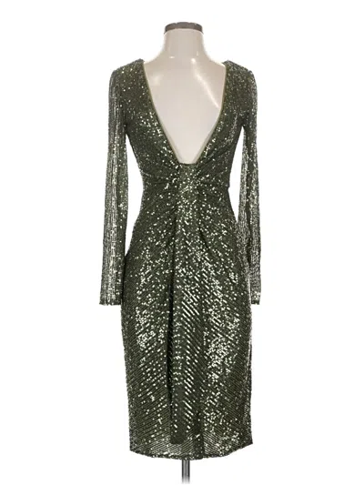 Pre-owned Mac Duggal Cocktail Dress In Green
