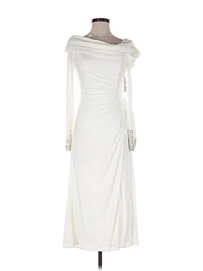 Pre-owned Mac Duggal Cocktail Dress In Ivory