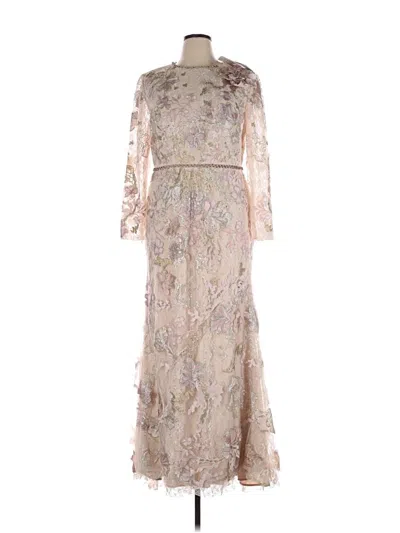 Pre-owned Mac Duggal Cocktail Dress In Ivory