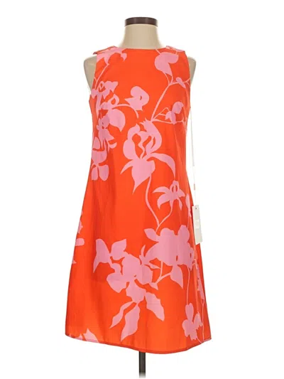 Pre-owned Mac Duggal Cocktail Dress In Orange