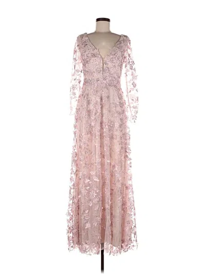 Pre-owned Mac Duggal Cocktail Dress In Pink