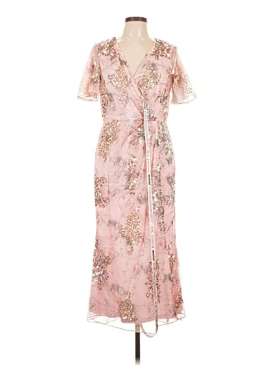 Pre-owned Mac Duggal Cocktail Dress In Pink