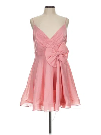 Pre-owned Mac Duggal Cocktail Dress In Pink