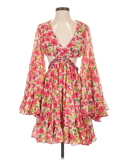 Pre-owned Mac Duggal Cocktail Dress In Pink