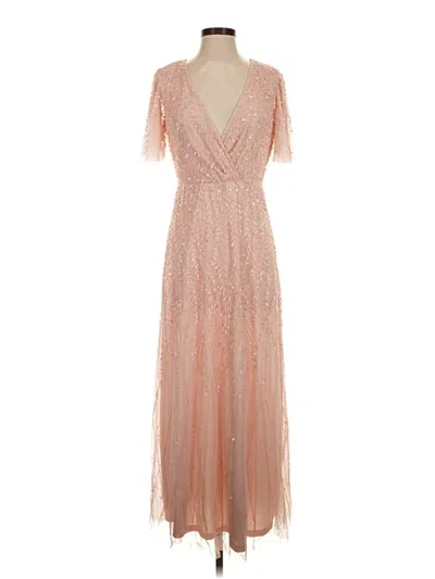 Pre-owned Mac Duggal Cocktail Dress In Pink
