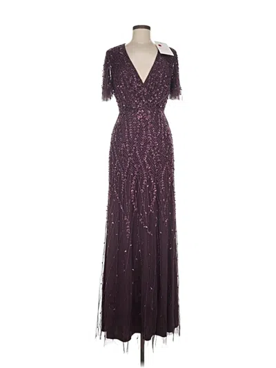 Pre-owned Mac Duggal Cocktail Dress In Purple