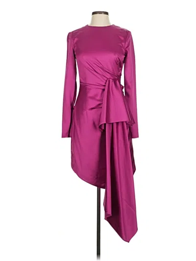 Pre-owned Mac Duggal Cocktail Dress In Purple