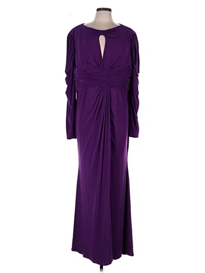 Pre-owned Mac Duggal Cocktail Dress In Purple
