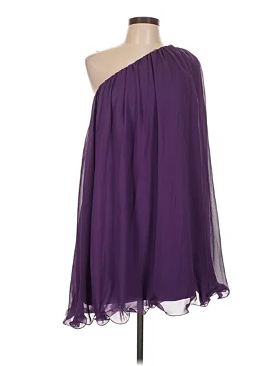 Pre-owned Mac Duggal Cocktail Dress In Purple