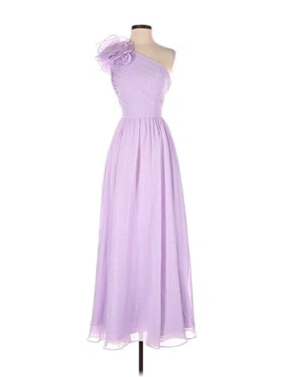 Pre-owned Mac Duggal Cocktail Dress In Purple