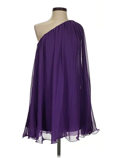 Pre-owned Mac Duggal Cocktail Dress In Purple
