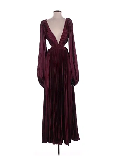 Pre-owned Mac Duggal Cocktail Dress In Purple