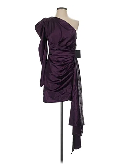 Pre-owned Mac Duggal Cocktail Dress In Purple