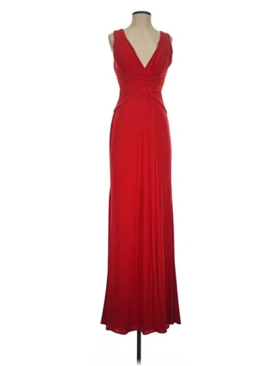 Pre-owned Mac Duggal Cocktail Dress In Red