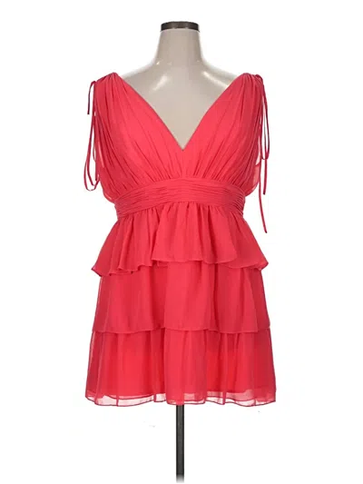 Pre-owned Mac Duggal Cocktail Dress In Red