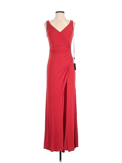 Pre-owned Mac Duggal Cocktail Dress In Red
